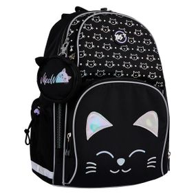 Рюкзак школьный полукаркасный YES S-100 Smiling Cats 559871 15.5 л