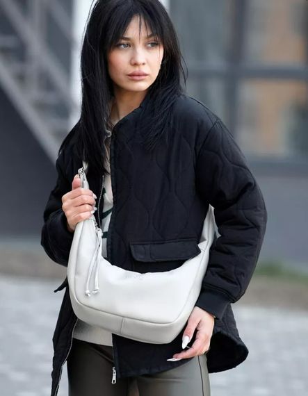 Сумка жіноча Sambag HOBO S білий 30 х 13 х 8 см (53100030) | Зображення 5