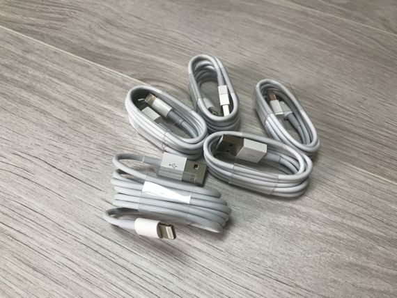 USB-кабель шнур для iPhone 5,6,7,8, x кабель для заряджання айфона | Зображення 1