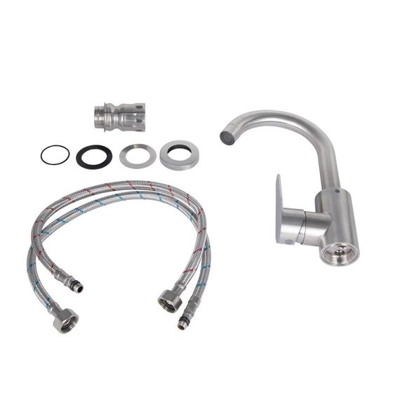 Змішувач для кухні Lidz Vida 03U-SFS | Зображення 2