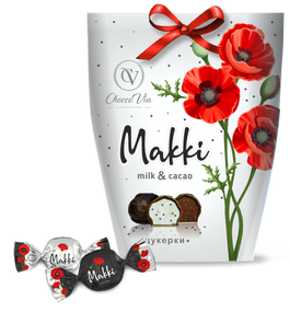 Набір цукерок Маккі Chocco Via 400г художня коробка (213676)