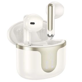 Навушники HOCO EQ7 Snowflake true wireless BT headset Milky White