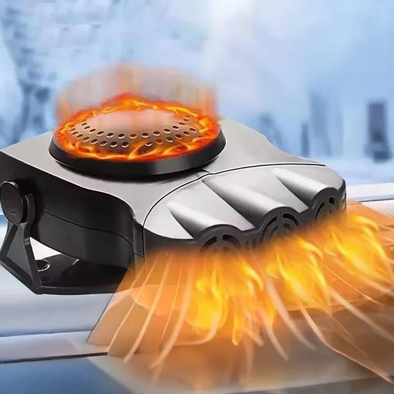 Автопечки от прикуривателя Car, Автомобильный обогреватель auto heater fan 200w, Авто обогреватель CE-73 | Зображення 2