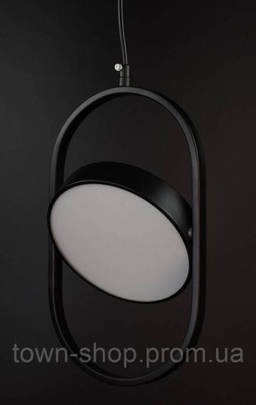 Люстра потолочная LED DE33C-bk Черный 40-240х10х18 см. | Зображення 6