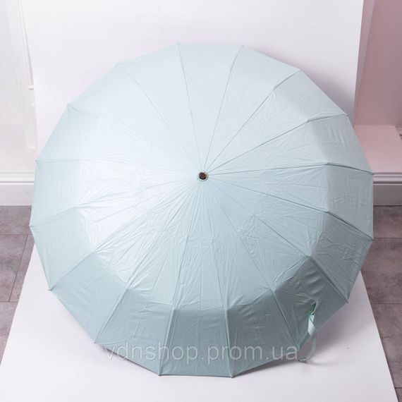 Парасолька механічна з принтом надійна з поліестеру діаметр 99 см Блакитна HP-23-3BL