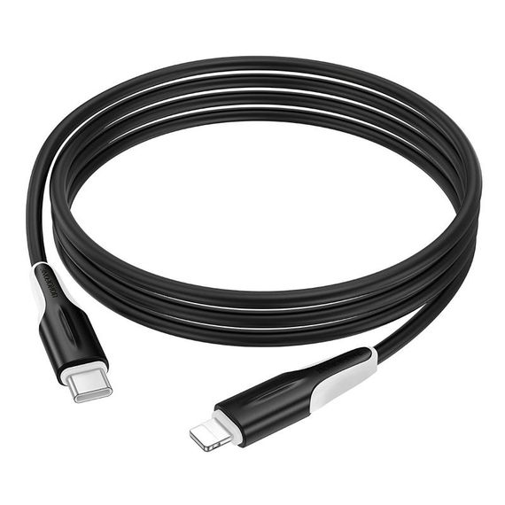 Дата кабель Borofone BX119 New Type-C to Lightning 27W (1m) Black | Зображення 3