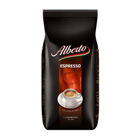 Кава зернова Alberto Espresso Німеччина, 1кг (Оригінал) J.J.Darboven, зерно купаж арабіки та робуста