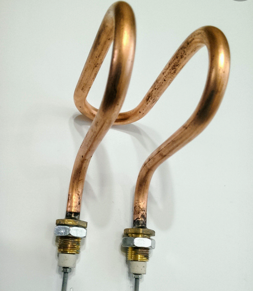 Тен мідний 2500w D 11 штуцер м 18 водяний, дистиляторний | Зображення 2