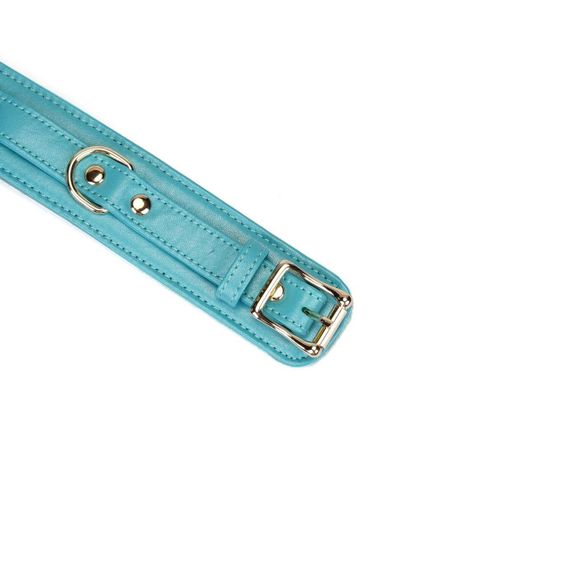 Поножі Liebe Seele Blue Lamb Leather Ankle Cuffs with Velvet Lining Sex Aura | Зображення 4