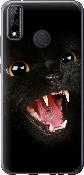 Чехол на Huawei Y8s Чёрная кошка "932u-2027-17620"