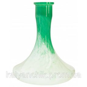 Колба для кальяна Sky Craft бело-зеленая