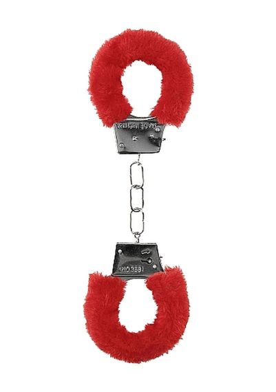Наручники - Ouch! Beginner's Handcuffs Furry Red Sex Aura | Зображення 1