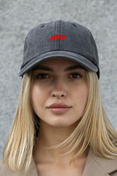 Кепка бейсболка Vintage Without з принтом F1Red Black | Зображення 7