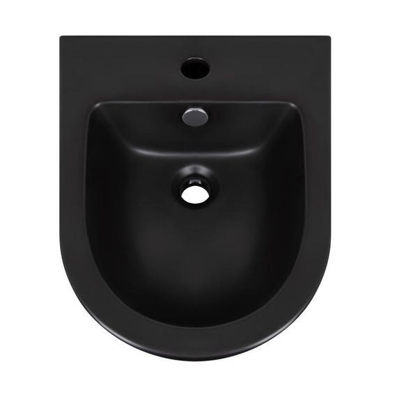 Комплект Qtap Robin Matt Black 2 в 1: унитаз подвесной Ultra Quiet QT13332381АSMB + биде подвесное QT1355046FMB | Зображення 6
