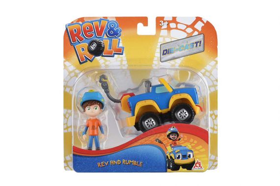 Игровой набор Rev&amp;Roll Рев и Рамбл DieCast Рев та Рамбл (EU881011) | Зображення 6
