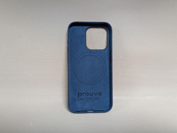 Чохол для iPhone 15 Pro / Айфон 15 Про Proove Soft Touch MagSafe, TPU, матовий, синій | Зображення 4