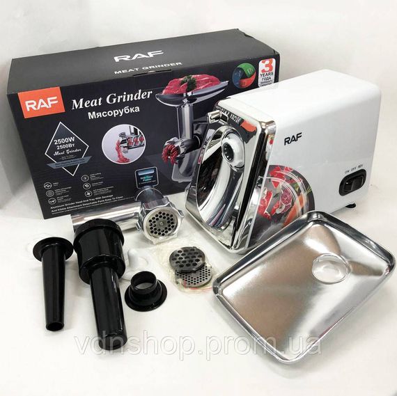 М'ясорубка з нержавіючої сталі з насадками, Потужна універсальна м'ясорубка 'ясорубки для ковбаси MB-61 | Зображення 9