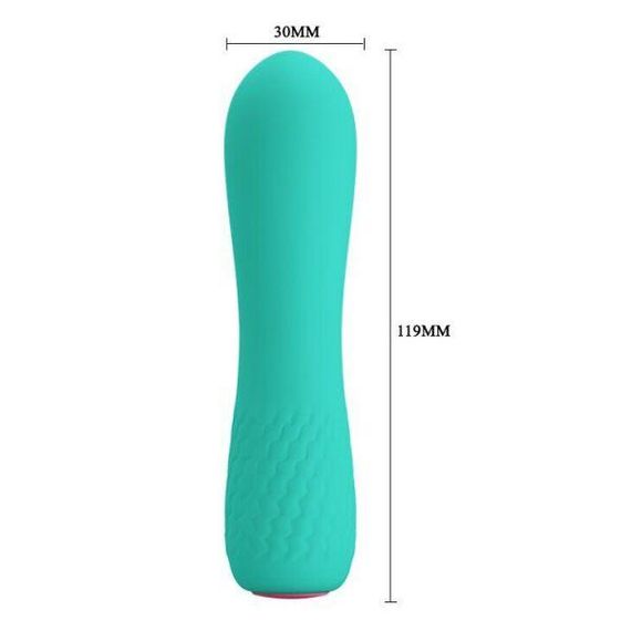 Міні вібратор Pretty Love ELFIN USB, Mint | Зображення 3