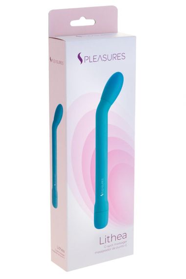 Тонкий вибратор для точки G S Pleasures Lithea Turqouise, 7 режимов sexstyle | Зображення 2