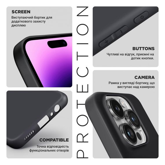 Чохол до мобільного телефона Armorstandart Matte Slim Fit Samsung S24 Camera cover Black (ARM72474) | Зображення 3
