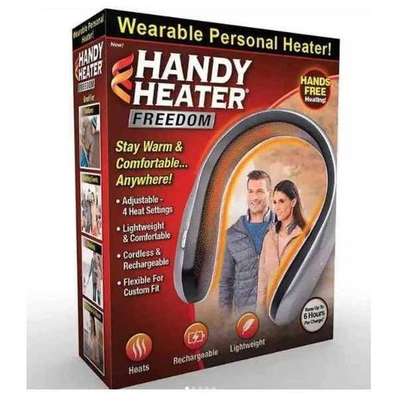 Портативний обігрівач для шиї Handy Heater Сірий