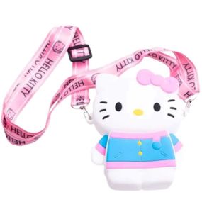 Дитяча силіконова сумочка Hello Kitty 13*10*3 см Білий HP-55-1W