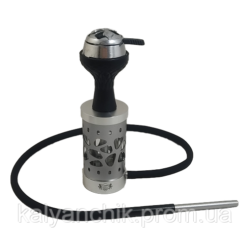 Кальян Garden Геометрия серебрянный