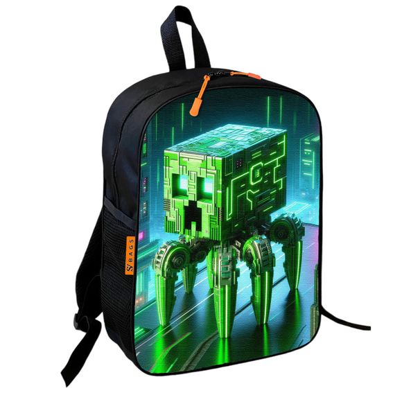 Рюкзак шкільний дитячий Майнкрафт Кріпер «Minecraft» 36х27 см для хлопчика (01038)