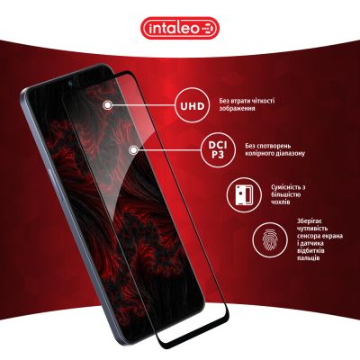 Стекло защитное Intaleo Full Glue ZTE V40S Black (1283126575693) | Зображення 3