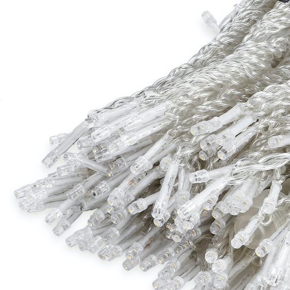 Гирлянда Штора от сети, (2х1,5 м), 192 LED, Теплый белый, AD-50544 / Новогодняя светодиодная гирлянда | Зображення 8