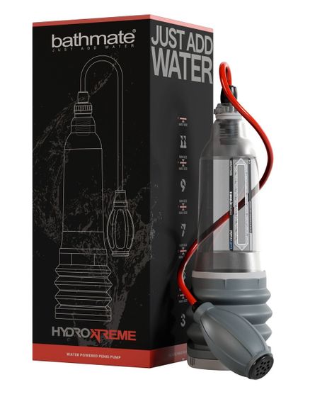 Гідропомпа Bathmate HydroXtreme 8, для члена довжиною від 15 до 20 см, діаметр до 5,5 см Sex Aura