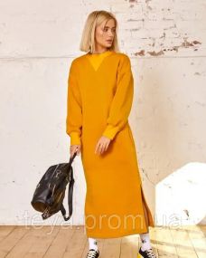Плаття для жінок колір гірчичний розмір 3XL FI_001020