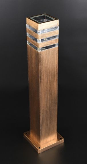 Вуличний ліхтар стовпчик 26221 Золото 59х14х14 см. | Зображення 3