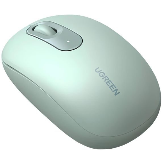 Мишка UGREEN 2.4GHz MU105, бездротова, 2400dpi., 3кн., Зелена | Зображення 1