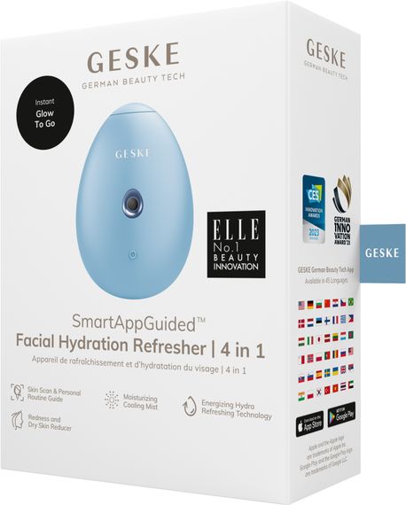 Електронний освіжувач для зволоження обличчя GESKE Facial Hydration Refresher 4в1 aquamarine | Зображення 7