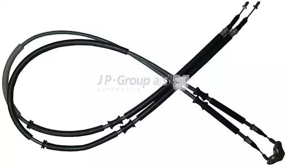 Трос ручного гальма Zafira A 99-05 Л/Пр (1680/1495х2/диск.), JP Group (1270300800) | Зображення 1