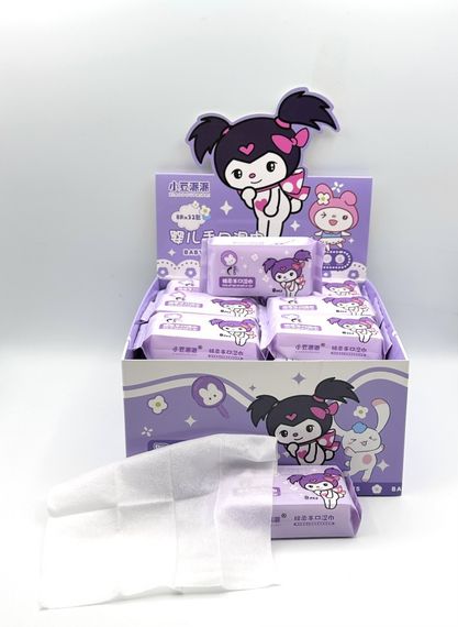 Вологі серветки Kuromi, 8шт