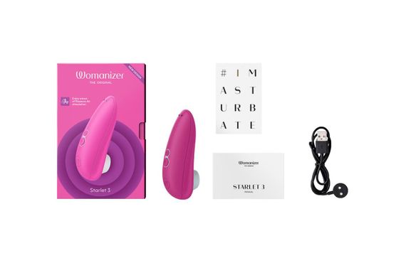 Вакуумний кліторальний стимулятор Womanizer Starlet 3 - Pink — Компактне задоволення з розкішним дизайном | Зображення 5