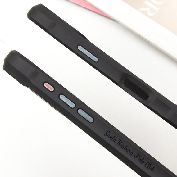 Кожаный чехол Polo Santa Barbara Barton для Apple iPhone 16 Pro (6.3") Black / Yellow | Зображення 6