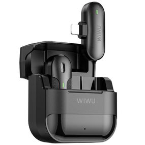 Петличний бездротовий мікрофон WIWU Wi-WM001 Wireless mini microphone (Type-C) Black