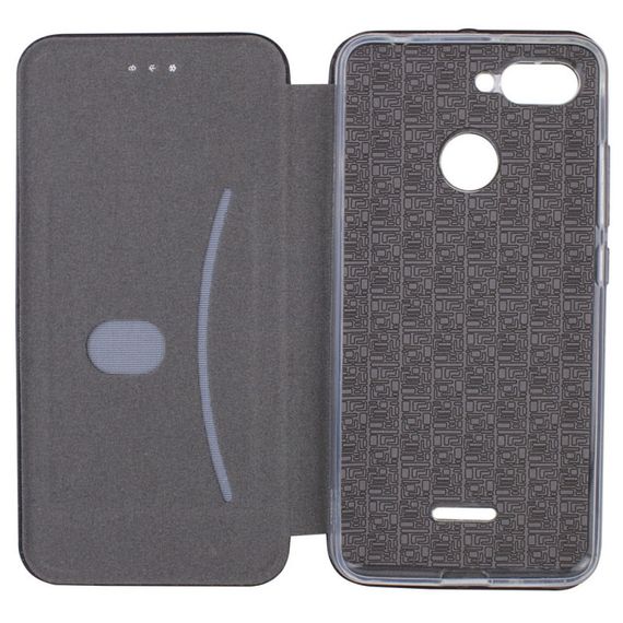 Шкіряний чохол-книжка Classy для Xiaomi Redmi 6 Темно-синій | Зображення 1