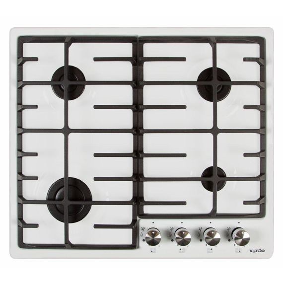 Газовая поверхность белая Ventolux HG640-DA3 CS (WH) | Зображення 2