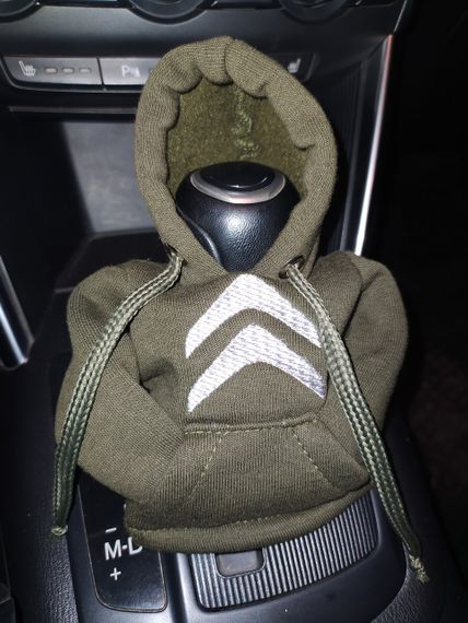 Чехол кофта Худи аксессуар на КПП Car Hoodie ситроен Citroen хаки подарок автомобилисту 10070
