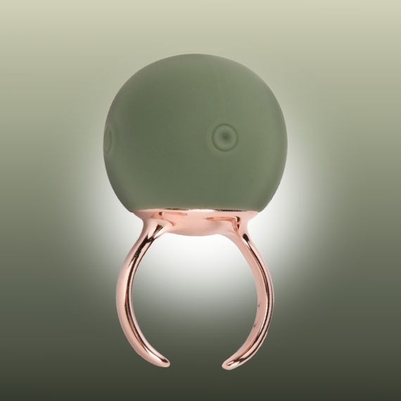 Вибратор-кольцо Sweet Em для клитора, зелёный, 2.7 х 4.5 х 2 см sexstyle | Зображення 9