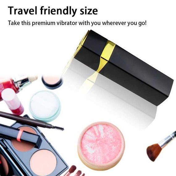 Вібратор для клітора "Помада" 10 режимів USB чорний | Зображення 7