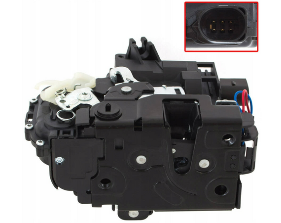 Skoda SUPERB I (01-08) замок дверей задній лівий 6 контактів, Шкода Суперб 5Z4839015 | Зображення 1