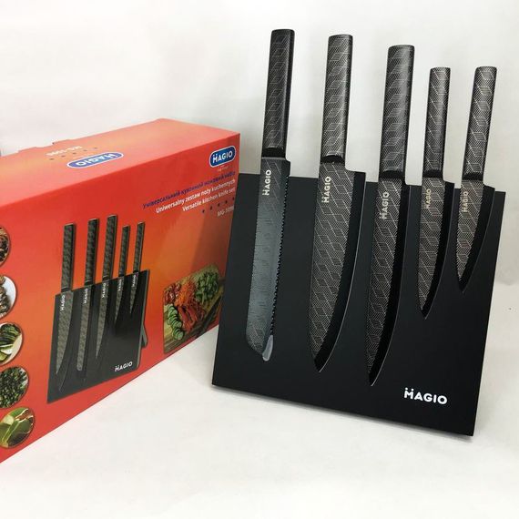 Універсальний кухонний ножовий набір Magio MG-1096 ID-541 5 шт. | Зображення 4