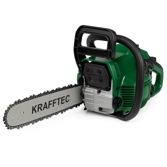 Бензопила цепная 45см KRAFFTEC 5800, Пила цепная бензиновая QI-22