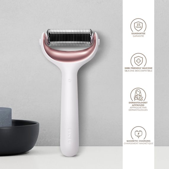 Електронний ролер для обличчя та тіла з мікроголками GESKE MicroNeedle Face&Body Roller 8в1 starlight | Зображення 2