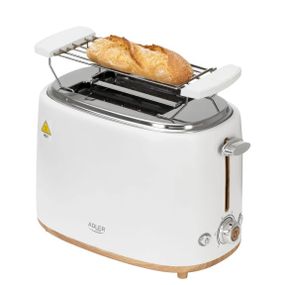 Тостер з решіткою для булочок Adler AD 3225, 6 рівнів обсмажування 950Вт